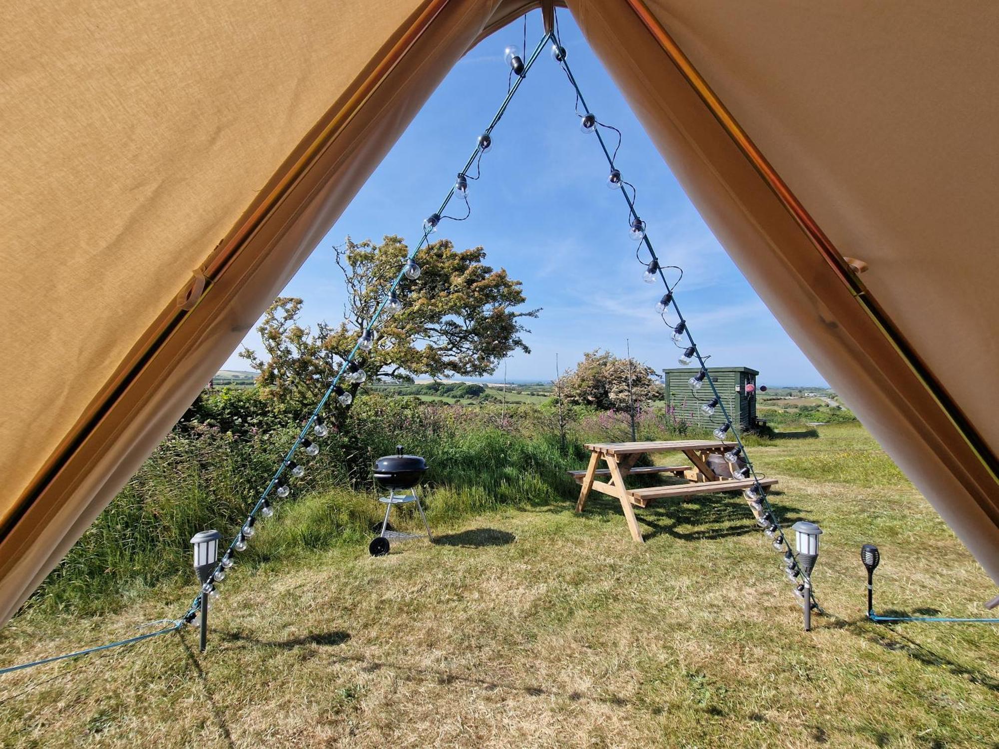 Beautiful 1-Bed Bell Tent In Holyhead Eksteriør bilde